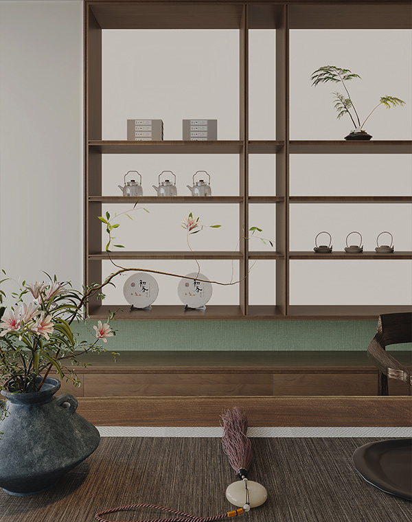 茶书房空间